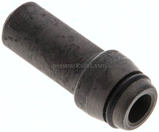 Anschweißnippel 10 x 2mm, Stahl phosphatiert