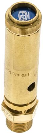 TÜV-Sicherheitsventil G 3/8" (DN8), 42,00 bar, Messing