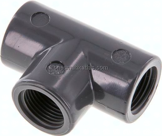 T-Stück Rp 3/8" (IG), PVC-U