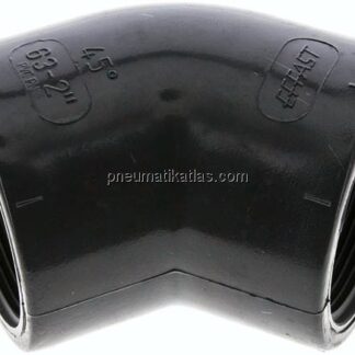 45°-Winkel Rp 2" (IG), PVC-U