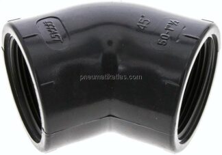 45°-Winkel Rp 1-1/2" (IG), PVC-U