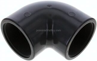 90°-Winkel Rp 3" (IG), PVC-U
