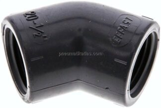 45°-Winkel Rp 1/2" (IG), PVC-U