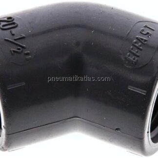 45°-Winkel Rp 1/2" (IG), PVC-U