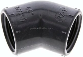45°-Winkel Rp 1" (IG), PVC-U