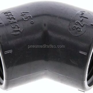 45°-Winkel Rp 1" (IG), PVC-U