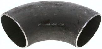 Rohrbogen Typ3, 88,9x3,2mm, P235GH-TC1 Stahl schwarz, nahtlos, EN 10253 Typ A (DIN 2605)