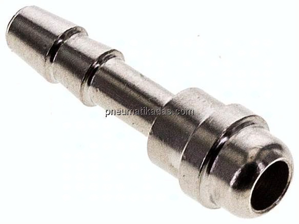 Tülle Messing vernickelt, G 1/8"-4mm, ohne Mutter
