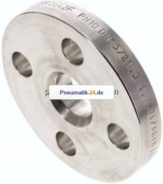 Losflansch DN15-PN10, DIN 2642, 1.4571 Vollmaterial