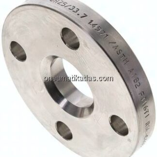 Losflansch DN25-PN10, DIN 2642, 1.4571 Vollmaterial