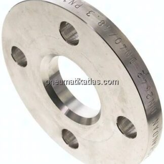 Losflansch DN40-PN10, DIN 2642, 1.4571 Vollmaterial