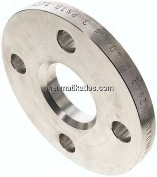 Losflansch DN40-PN10, DIN 2642, 1.4571 Vollmaterial