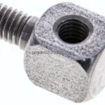 Winkelstück 90° (Schmiernippel) M 6 (konisch) AG - M 6 IG