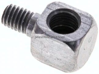 Winkelstück 90° (Schmiernippel) M 6 (konisch) AG - M 8x1 IG