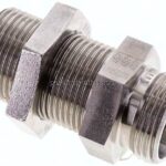 Schott-Schneidringverschraubung 22 L (M30x2), ohne Mutter & Schneidring, 1.4571