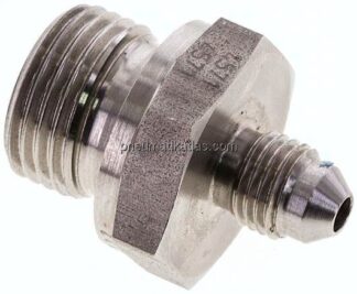 Doppelnippel G 1/2"-UNF 7/16"-20(JIC), 1.4571