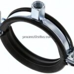 Rohrschelle 60 - 66mm,Stahl verzinkt mit Einlage, FISCHER