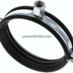 Rohrschelle 76 - 84mm,Stahl verzinkt mit Einlage, FISCHER