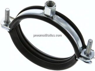 Rohrschelle 76 - 84mm,Stahl verzinkt mit Einlage, FISCHER