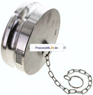 Kamlock-Verschlussstecker (DP) 5", Edelstahl (1.4408)