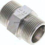 Gerade Schneidringverschraubung 16 S (M24x1,5), ohne Mutter & Schneidring, Stahl verzinkt