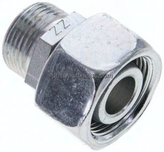 Reduziereinsatz 18 L-15 L (M22x1,5), ohne Mutter & Schneidring, Stahl verzinkt