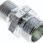 Gerade Schneidringverschr. G 1/4"-10 L (M16x1,5), ohne Mutter & Schneidring, Stahl verzinkt