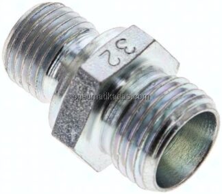 Gerade Schneidringverschr. G 1/4"-10 L (M16x1,5), ohne Mutter & Schneidring, Stahl verzinkt