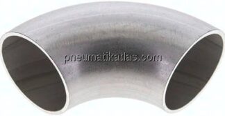 Rohrbogen Typ3, 44,5x2,0mm, 1.4571, geschweißt, EN 10253 Typ A (DIN 2605)
