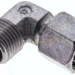 Einstellb. Winkel-Schneidringverschr. 10 L (M16x1,5), ohne Mutter & Schneidring, Stahl verzinkt