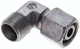Einstellb. Winkel-Schneidringverschr. 10 L (M16x1,5), ohne Mutter & Schneidring, Stahl verzinkt