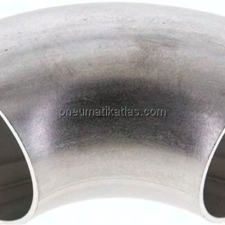 Rohrbogen Typ3, 43,0x1,5mm, 1.4541, geschweißt, EN 10253 Typ A (DIN 2605)