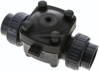 PVC-Membranventil (NO) PVC / EPDM, 50mm Klebemuffe