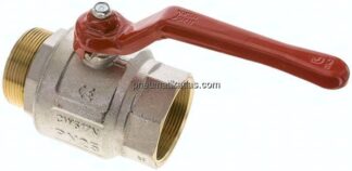 Messing-Kugelhahn, kurz, G 2" (AG/IG), -0,9 bis 25bar