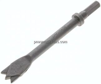 Doppelschneidiger Blechmeißel (Länge: 140 mm, Breite: 20 mm), Sechskant 11,0mm