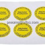 Prüfplakette, 10er Bogen (2027 bis 2032)