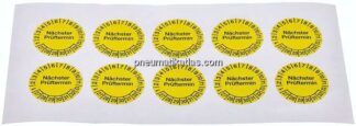 Prüfplakette, 10er Bogen (2027 bis 2032)