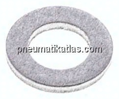 Dichtring, Aluminium (4,2x7,9x1 mm)