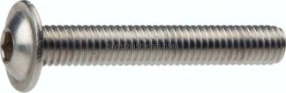 Linsenkopfschraube mit Flansch ISO 7380-2, M 4x25, Edelstahl A2