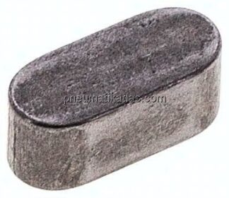 Passfeder DIN 6885A/ISO 773, 6x14mm, Stahl blank