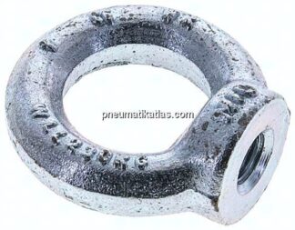 Ringmutter M 10, Stahl verzinkt (DIN 582)