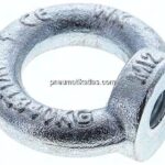 Ringmutter M 12, Stahl verzinkt (DIN 582)