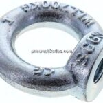 Ringmutter M 16, Stahl verzinkt (DIN 582)