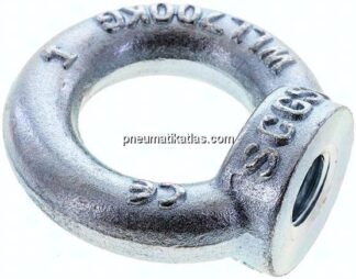 Ringmutter M 16, Stahl verzinkt (DIN 582)