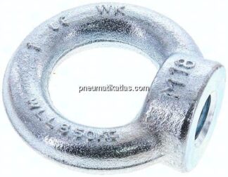 Ringmutter M 18, Stahl verzinkt (DIN 582)