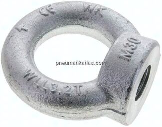 Ringmutter M 30, Stahl verzinkt (DIN 582)