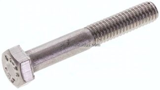 Sechskantschraube DIN 931, M 6x40, Edelstahl A4