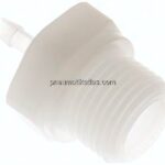 Gewindetülle G 1/2"-4mm, Polypropylen (natur)