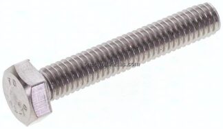 Sechskantschraube DIN 933, M 6x35, Edelstahl A4