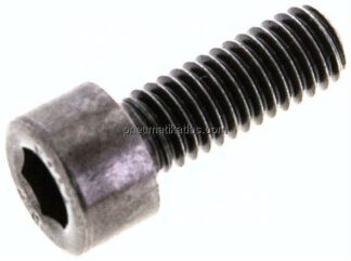 Zylinderschraube DIN 912, M 6x16, Stahl 10.9 blank (schwarz)